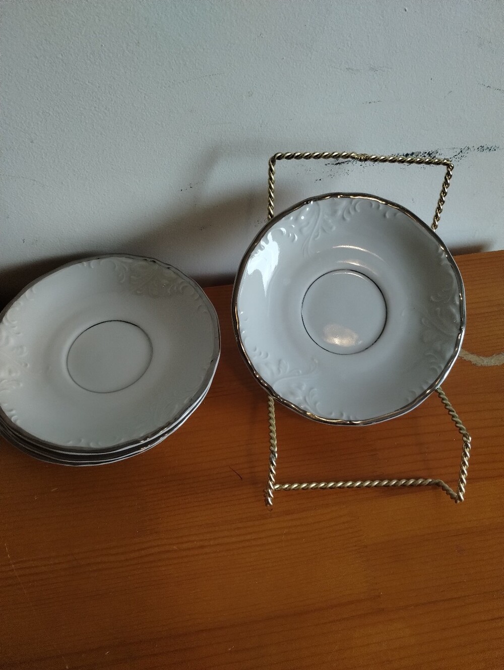 Walbrzych Poland Saucer Set Of 4